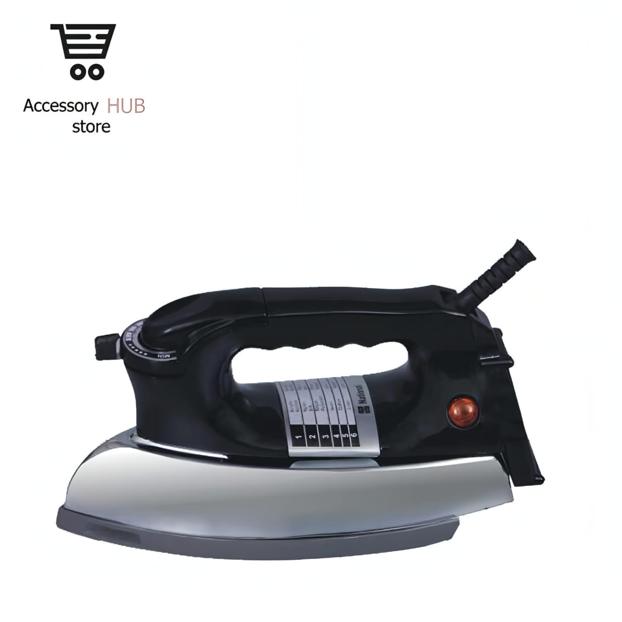 Black Steam Iron – Powerful Wrinkle Removal & Easy Glide
